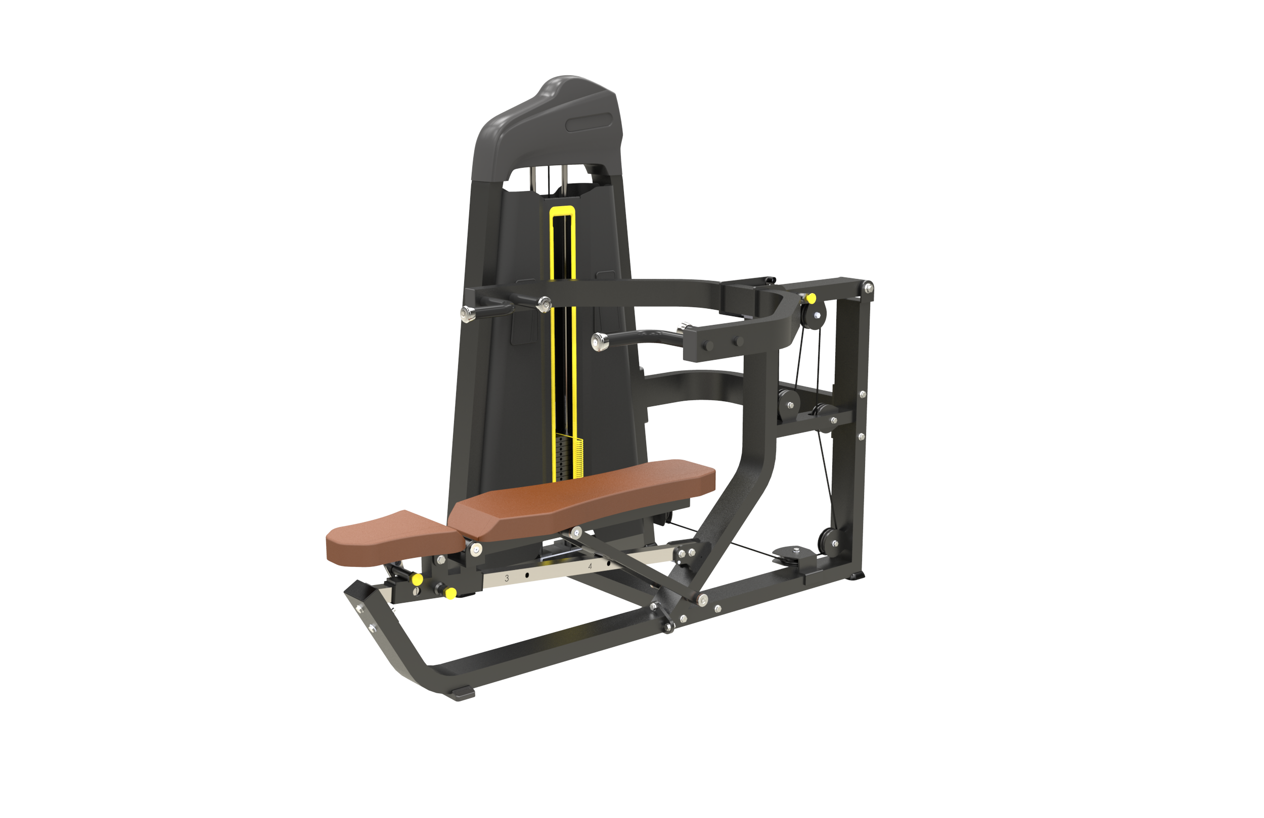 Machine de presse de poitrine assis et de presse d'épaule: un guide des entraînements de poitrine et d'épaule