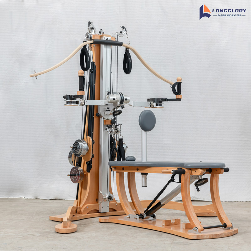 Tour de gyroscope Pilates en hêtre