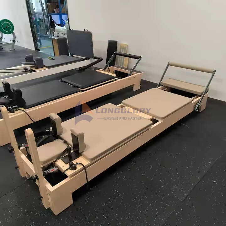Machine réformatrice classique en bois d'érable Pilates