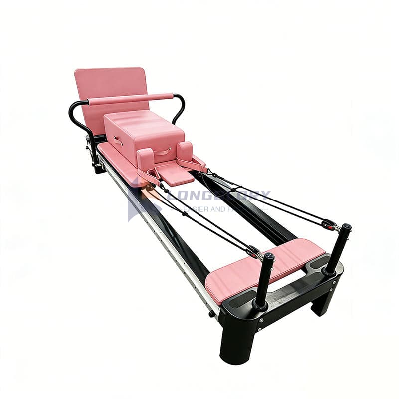 Reformeur Pilates en aluminium à piste complète