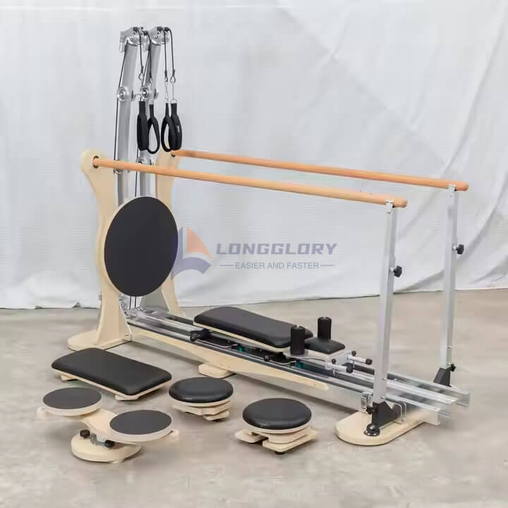 Jumpboard Pilates en aluminium en bois d'érable