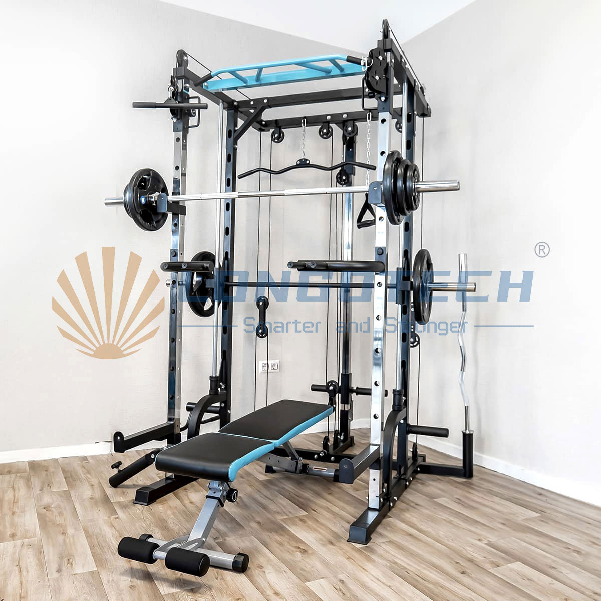 Machine Smith à rack multi-puissance