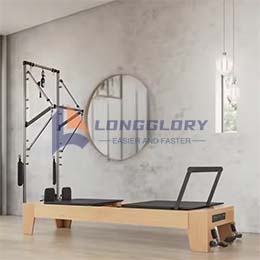 Reformer Pilates en chêne avec tour