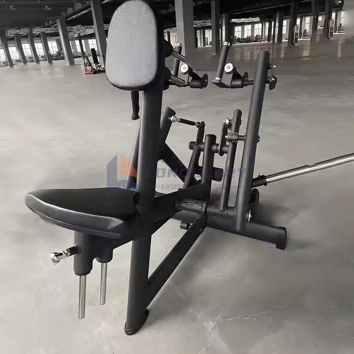 Machine à rangée assise chargée de plaque