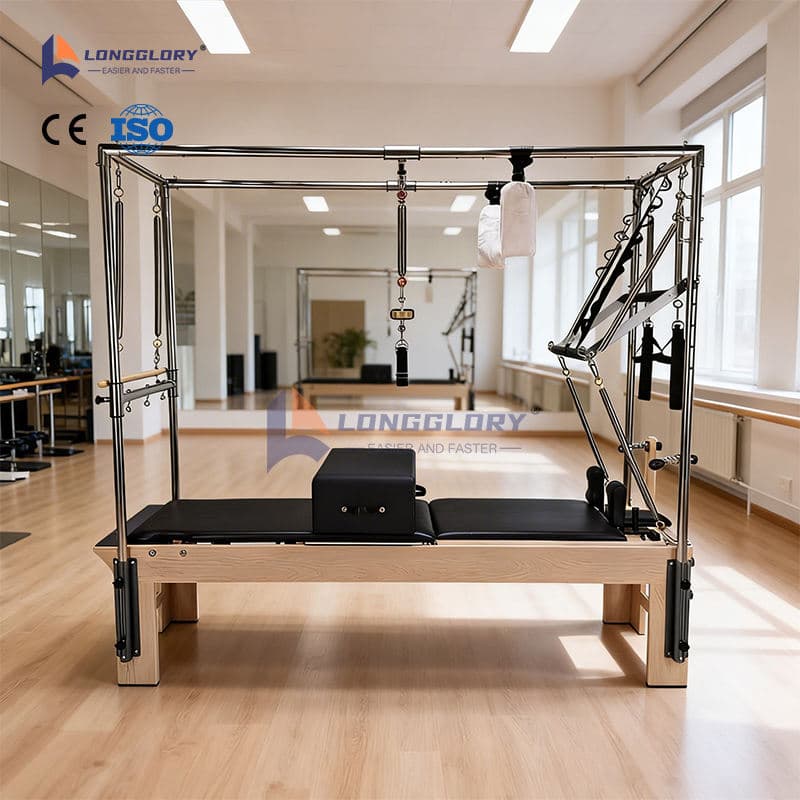 Exercice de yoga Pilates Cadillac Reformer
